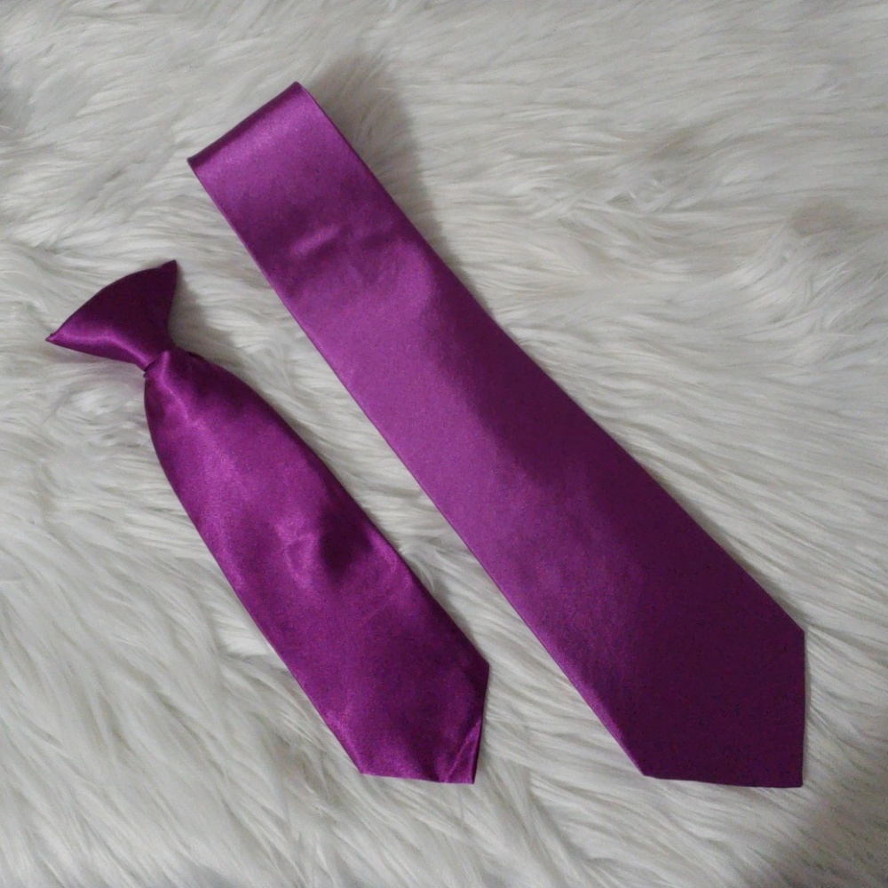 Wedding ties- 8 Ties and 1 clip on tie